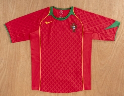 2004 Retro Portugal home soccer jersey